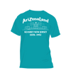 Arizonaland t shirt teal back