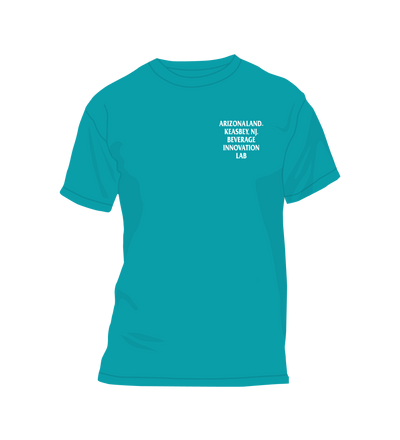 Arizonaland t shirt teal front