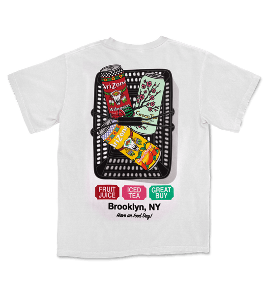 White Big Cans in Bin Cotton T-Shirt – DrinkAriZona