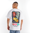 White Big Cans in Bin Cotton T-Shirt