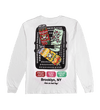 White Big Cans in Bin Cotton Long-Sleeve T-shirt