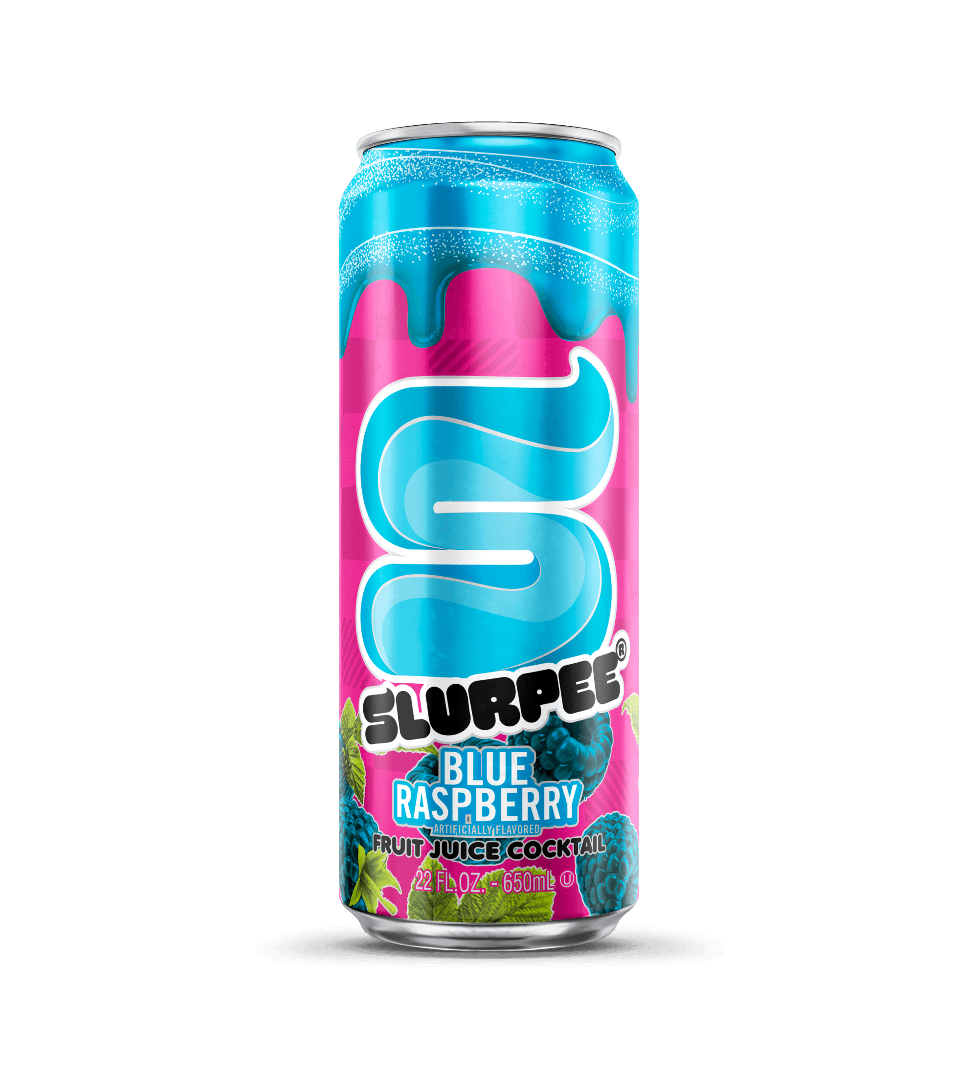 Blue Slurpee Juice Cocktail | 22 oz. Big Can / 12-pack