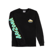 Black Cherry Blossom Bodega Cat Long-Sleeve T-Shirt