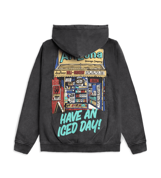 Gray Bodega Storefront Cotton-Blend Hoodie – DrinkAriZona