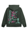 Green Tea Cherry Blossom Cotton-Blend Hoodie