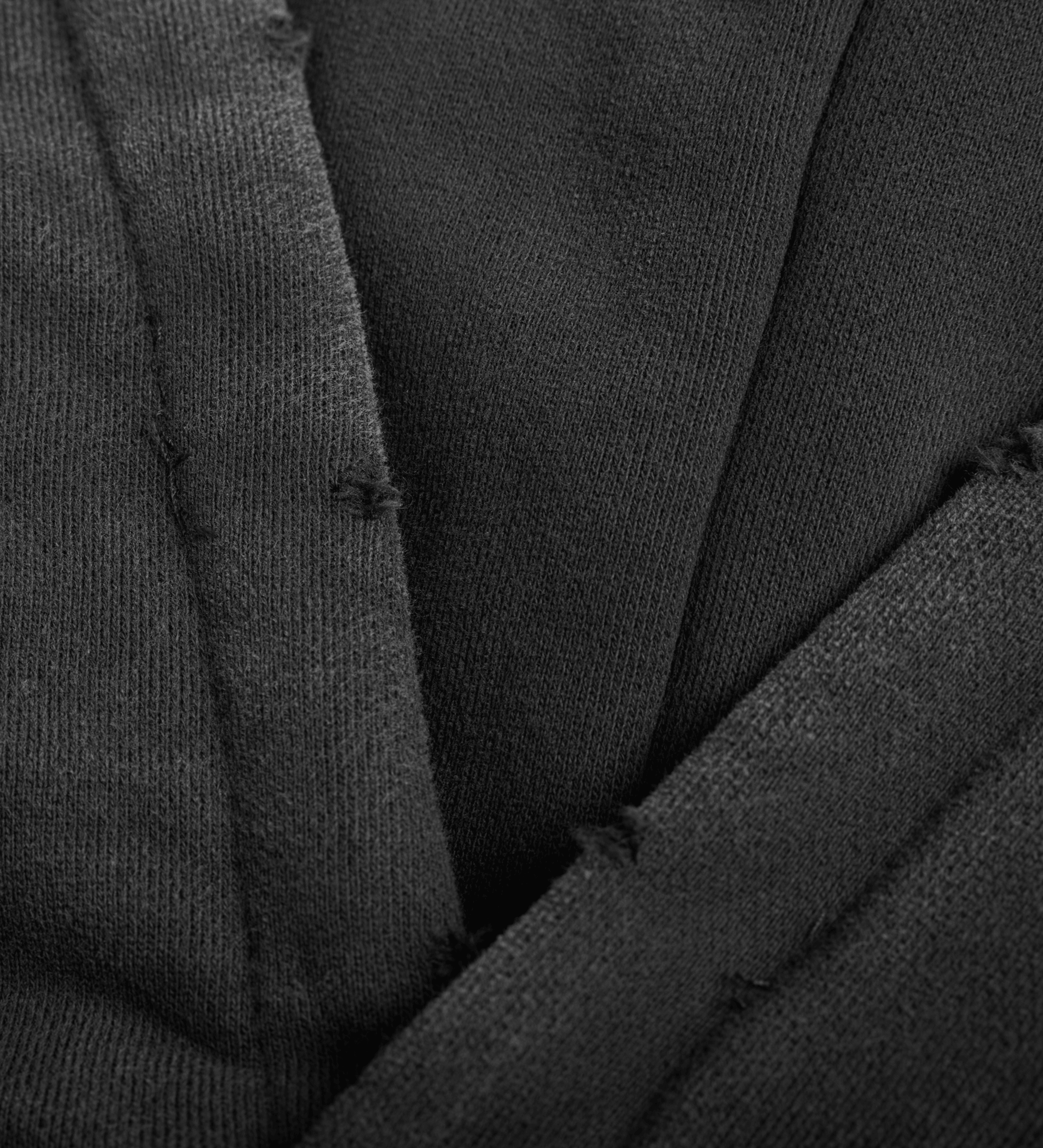 Charcoal Green Tea Cherry Blossom Cotton-Blend Hoodie