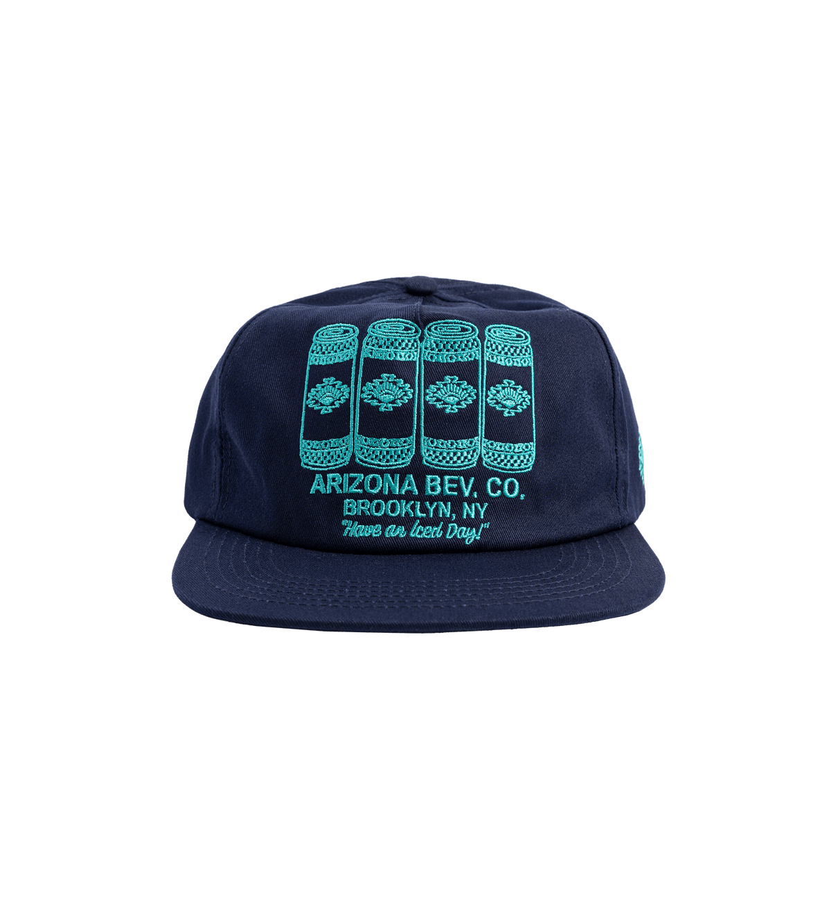 Navy Four Cans Snapback Hat – DrinkAriZona
