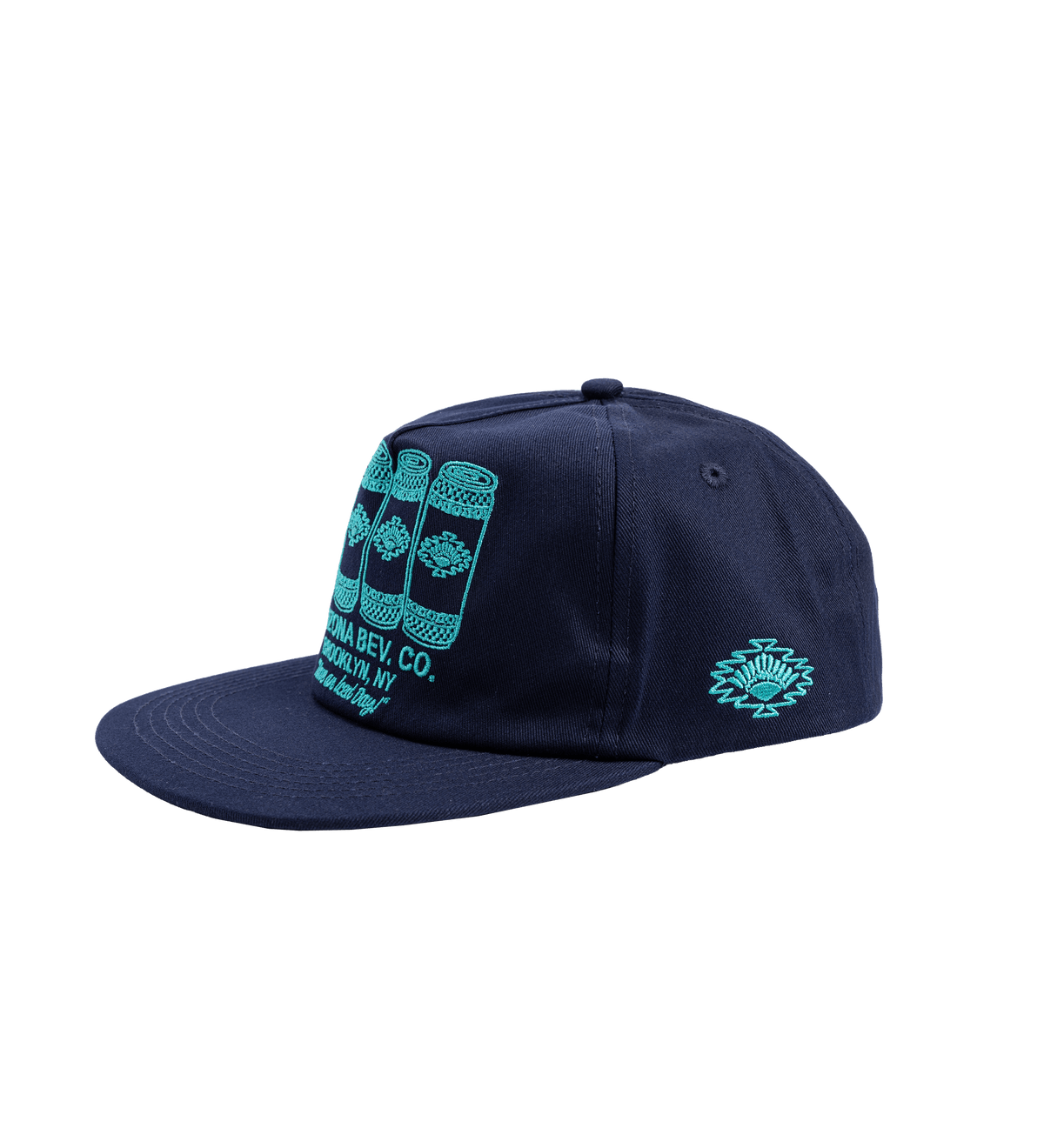 Navy Four Cans Snapback Hat – DrinkAriZona
