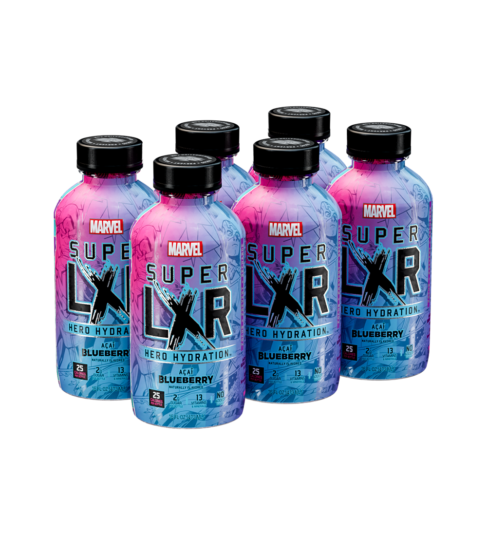 Super LXR Hero Hydration - Acai Blueberry 6 Pack