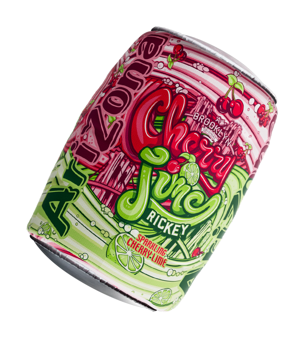 AriZona Cherry Lime Rickey BIG CAN - Carbonated Soda Drink 22oz - Shop ...