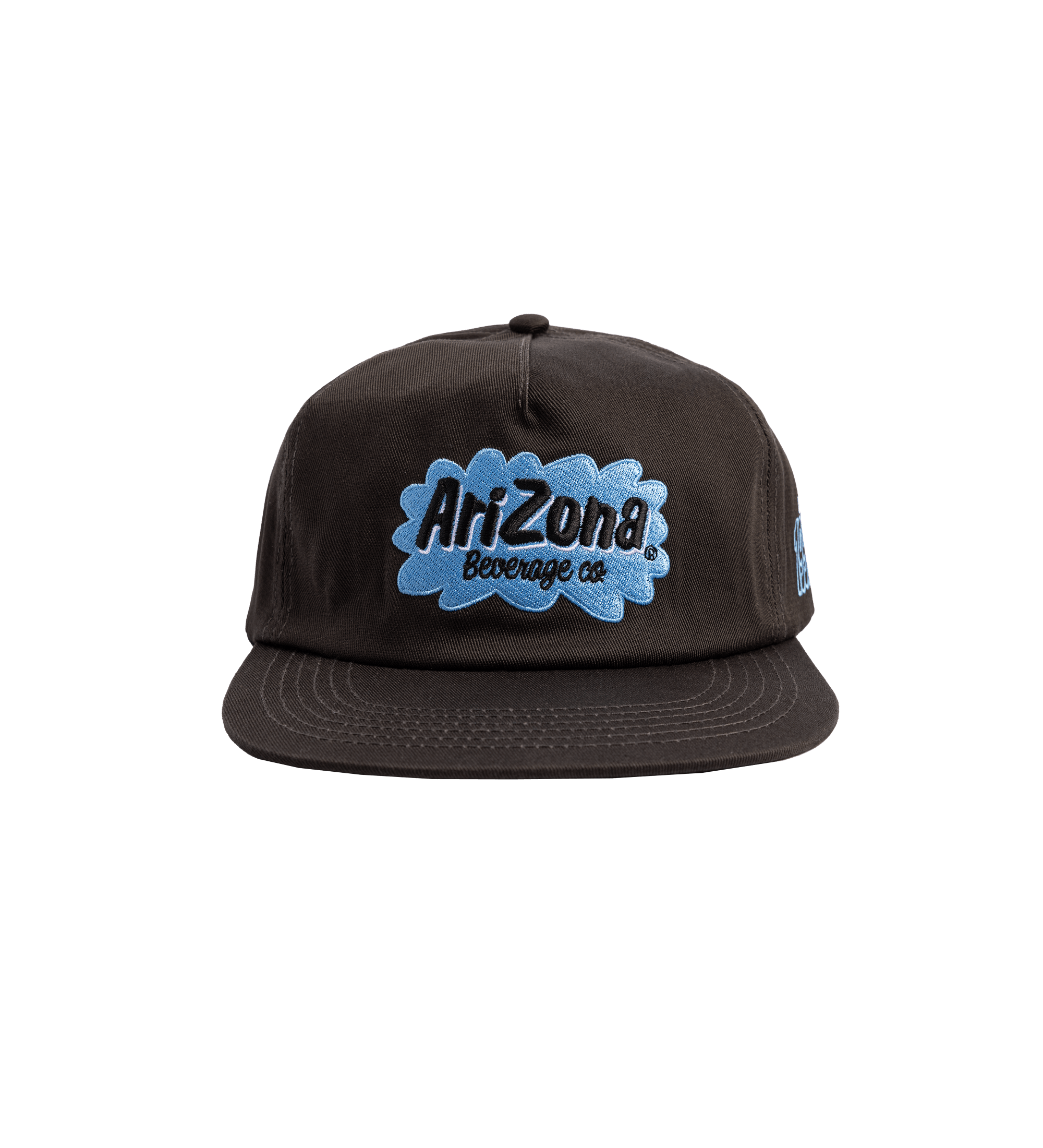 Charcoal & Blue Cloud Snapback Hat