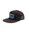 Charcoal & Blue Cloud Snapback Hat