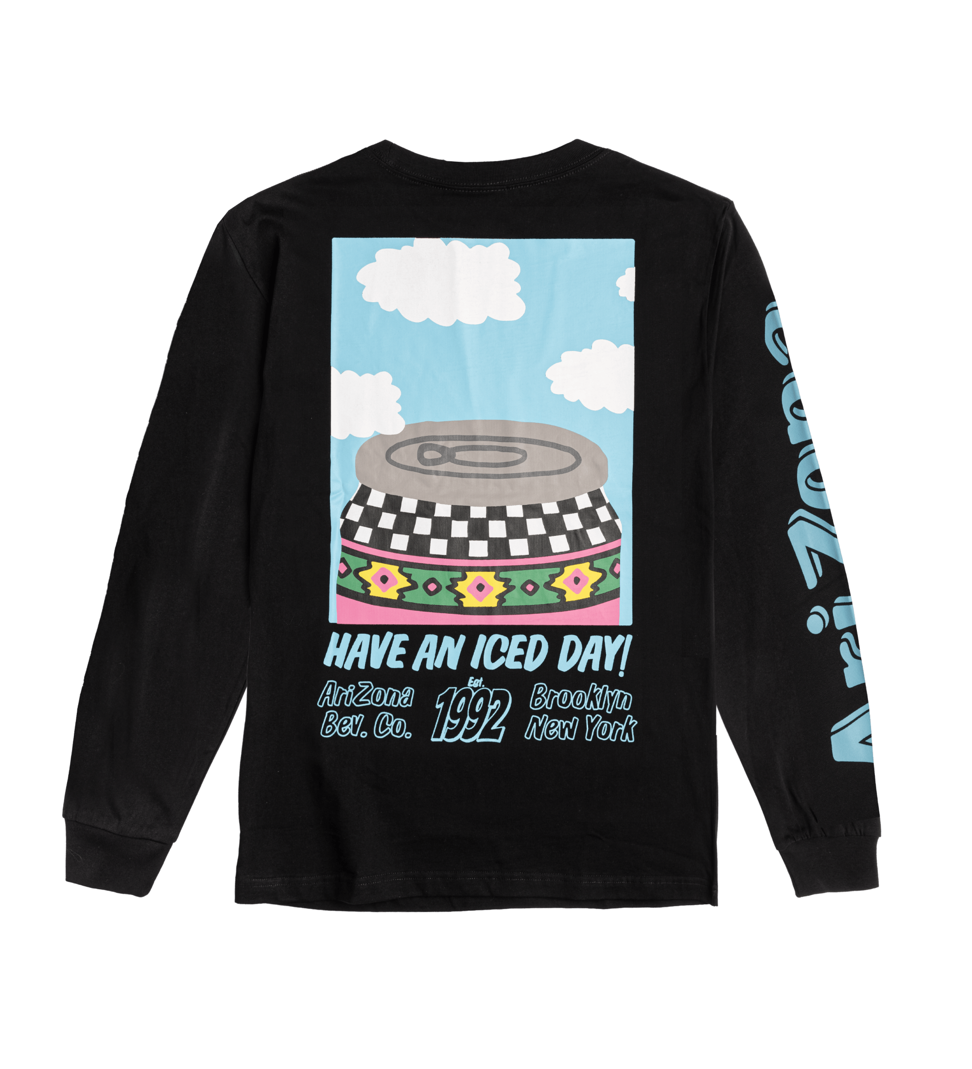 Black Cloud Can Cotton Long-Sleeve T-Shirt