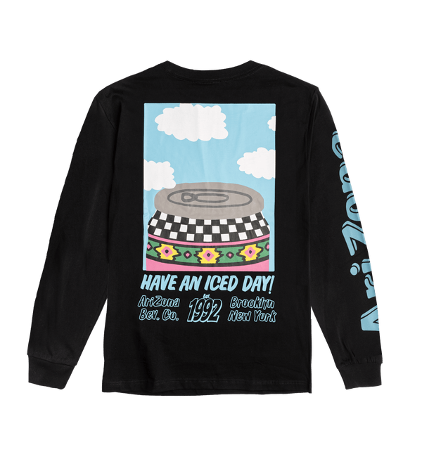 Black Cloud Can Cotton Long-Sleeve T-Shirt