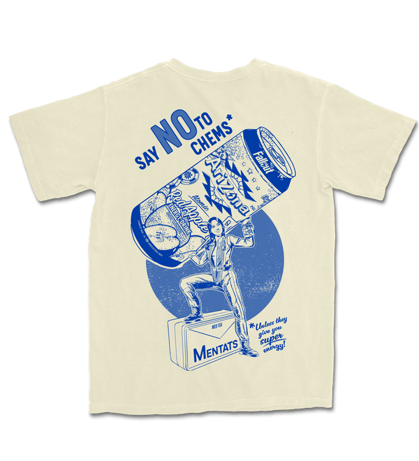 Ivory & Blue Say No to Chems Cotton T-Shirt