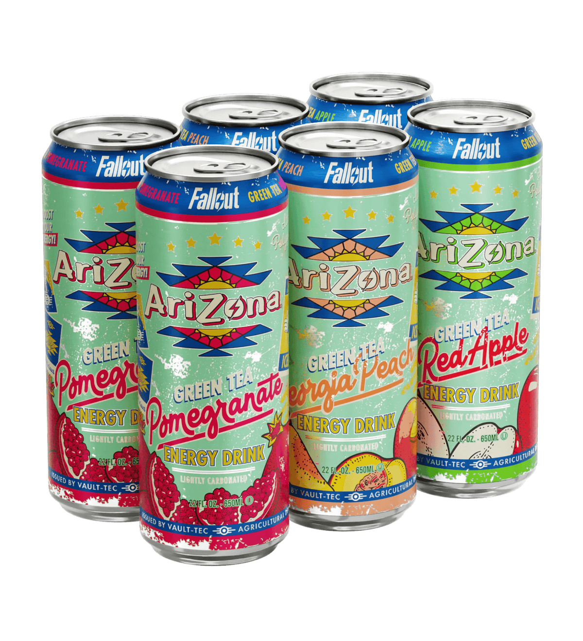 AriZona Fallout Green Tea Energy Variety Pack – DrinkAriZona