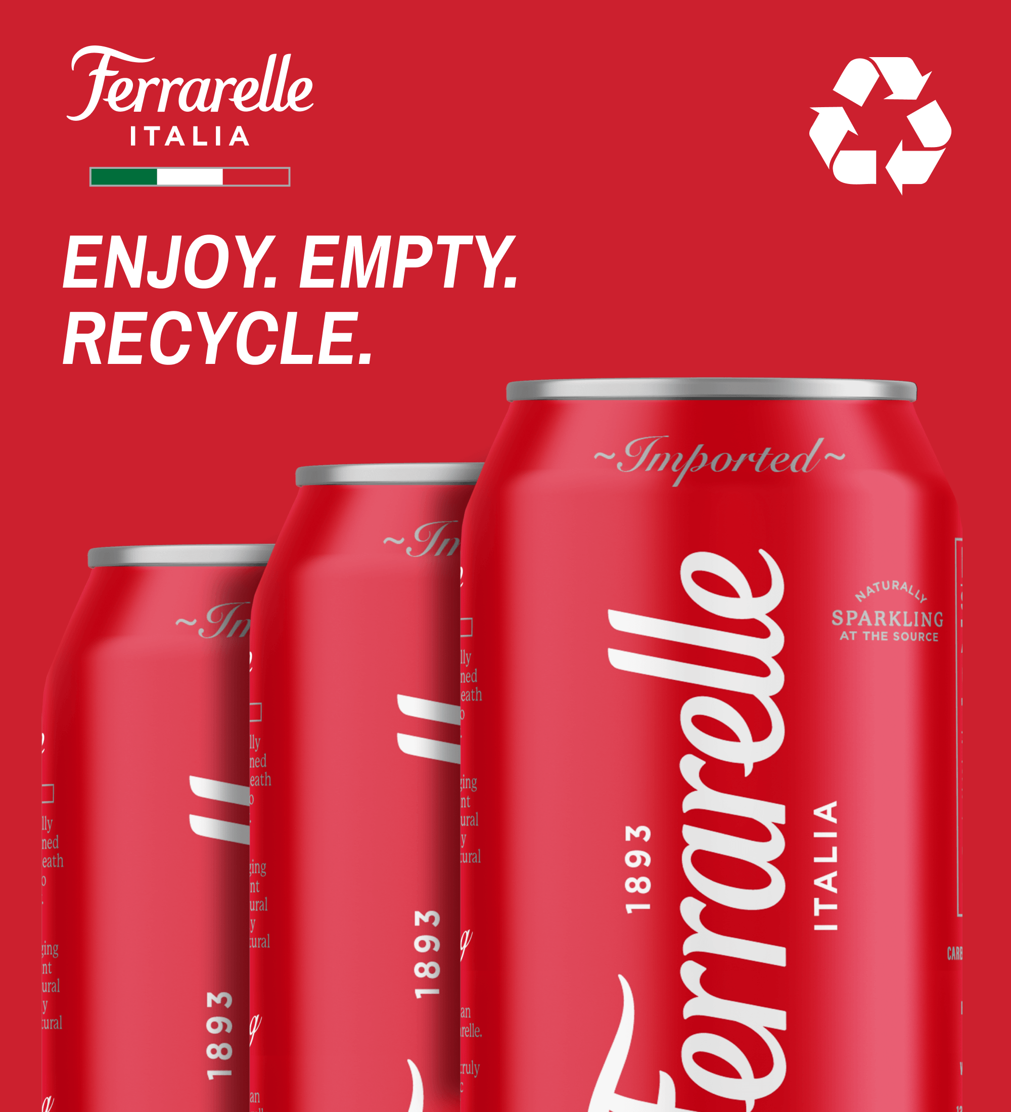 Ferrarelle Italian Sparkling Water | 16.9 oz. / 12-pack