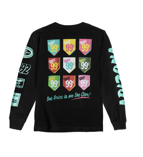 Black Great Buy 99 Cotton Long-Sleeve T-Shirt – DrinkAriZona