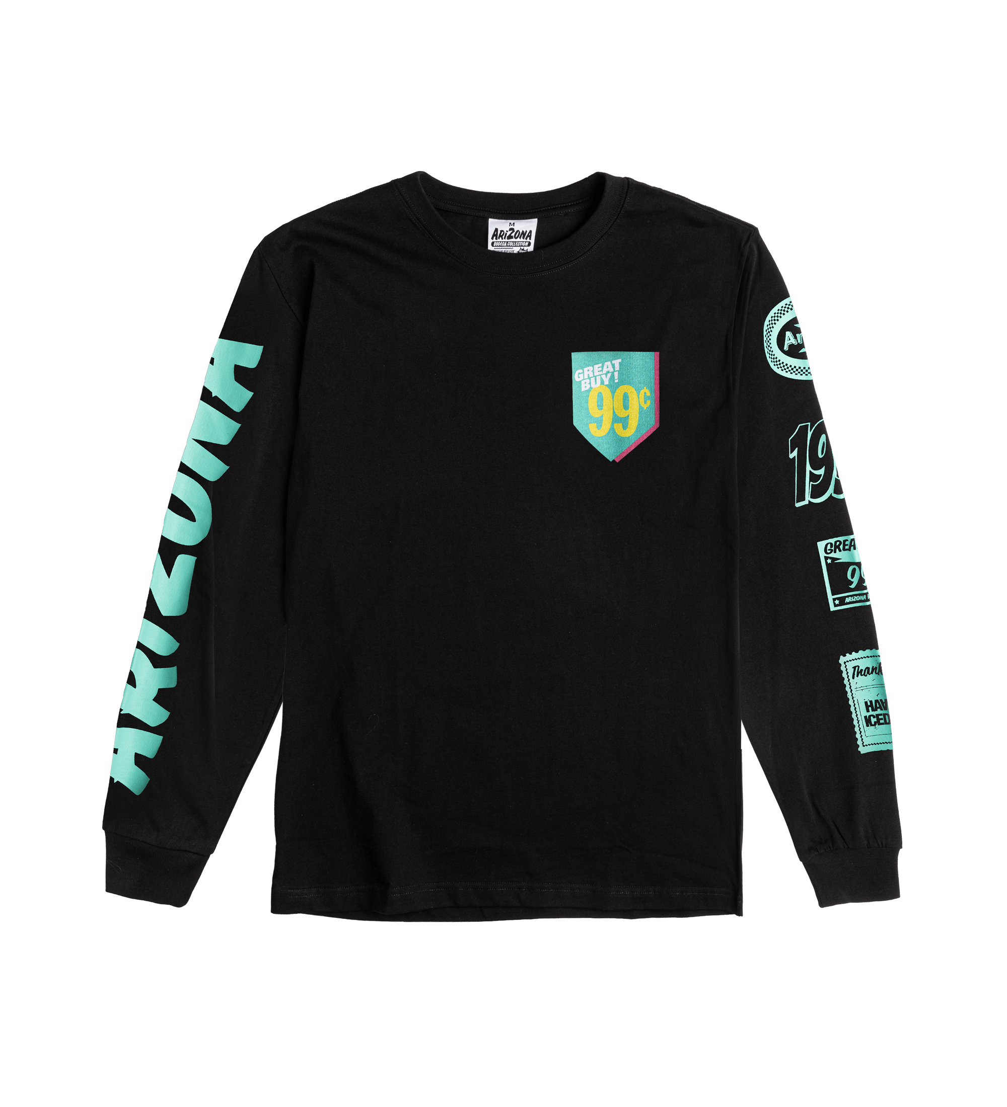 Black Great Buy 99 Cotton Long-Sleeve T-Shirt