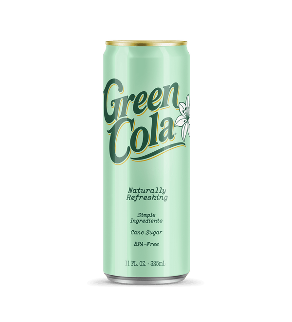 A single 11 fl. oz. Green Cola