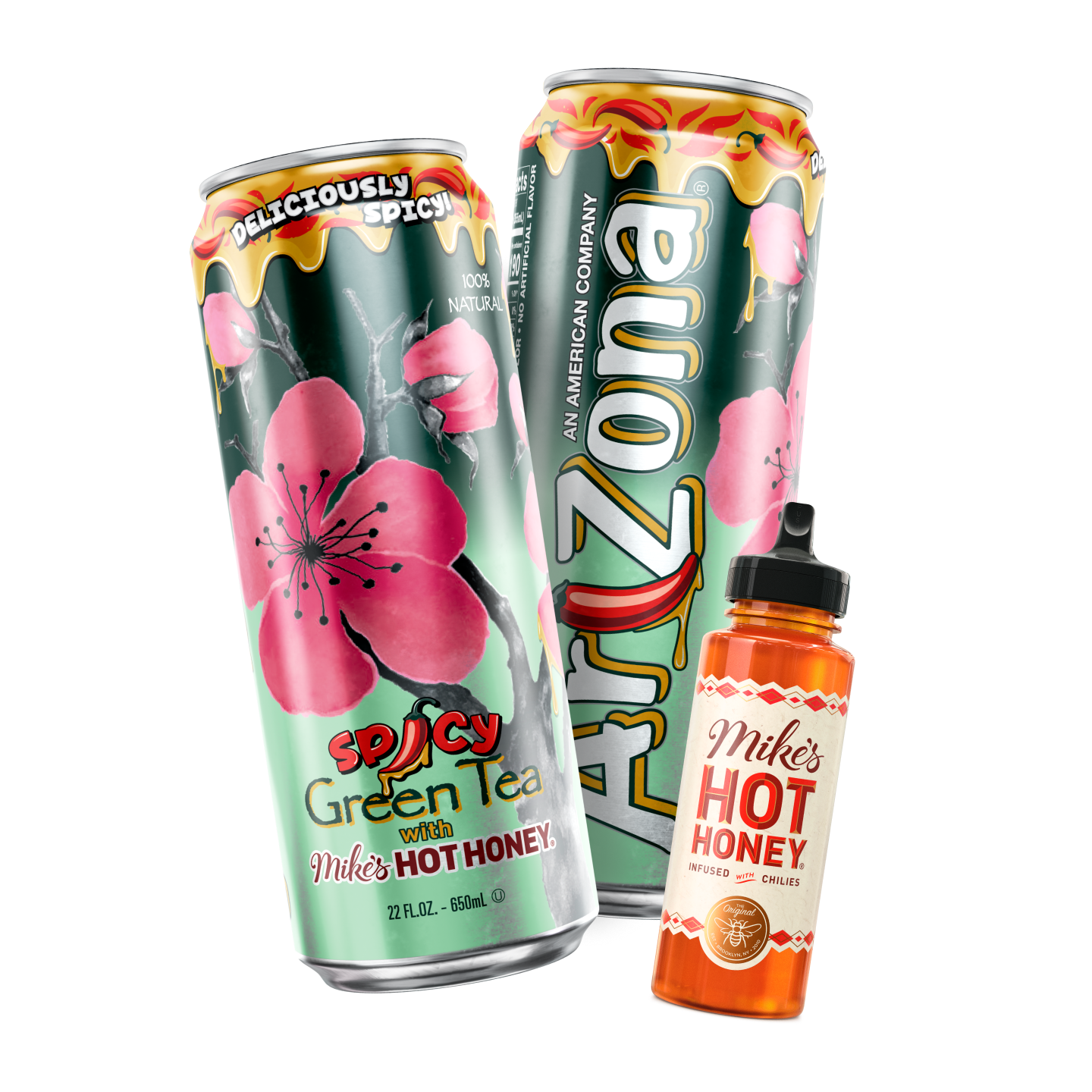 Spicy Green Tea | 22 oz. Big Can / 12-pack – DrinkAriZona