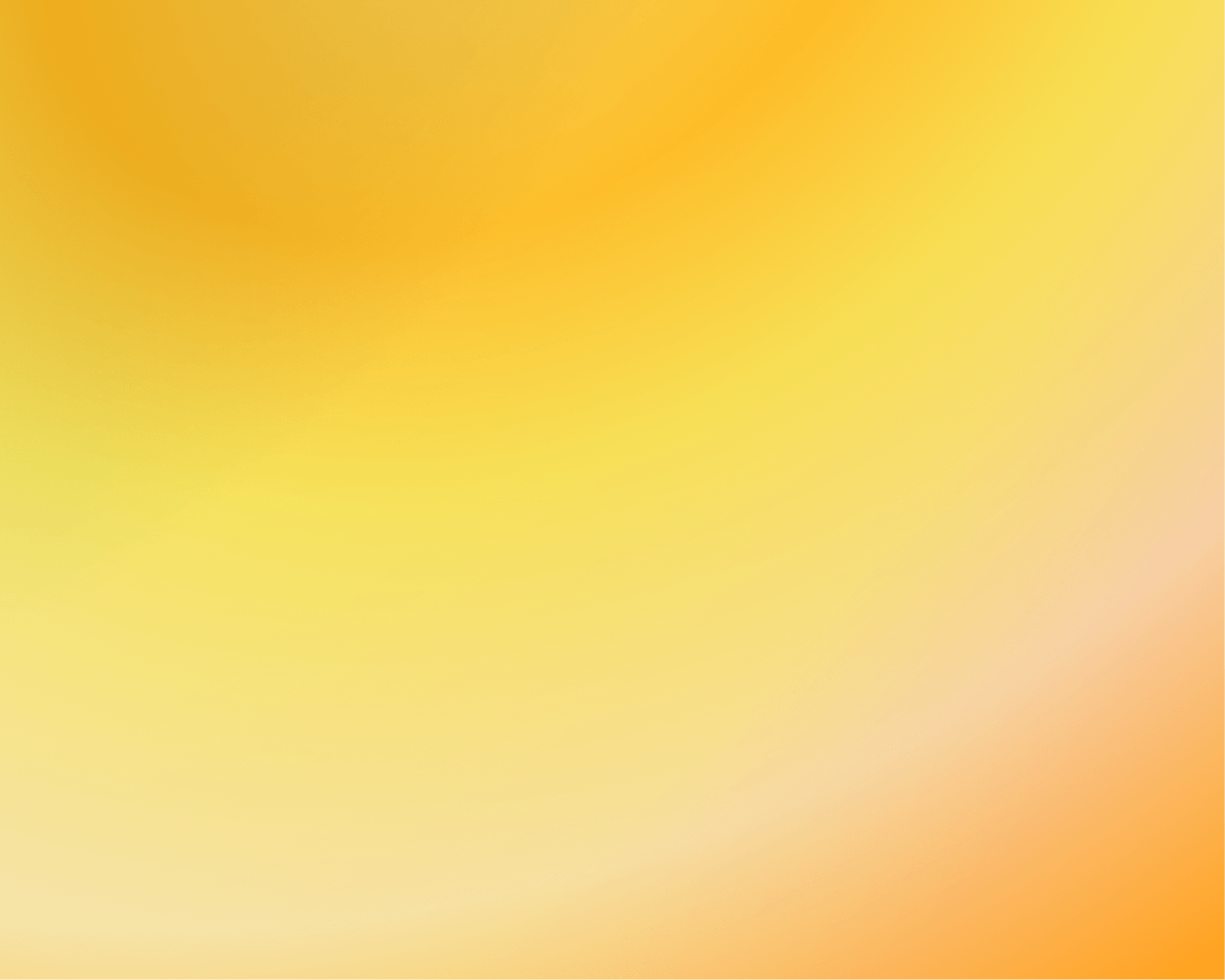 Gradient background transitioning from yellow to orange