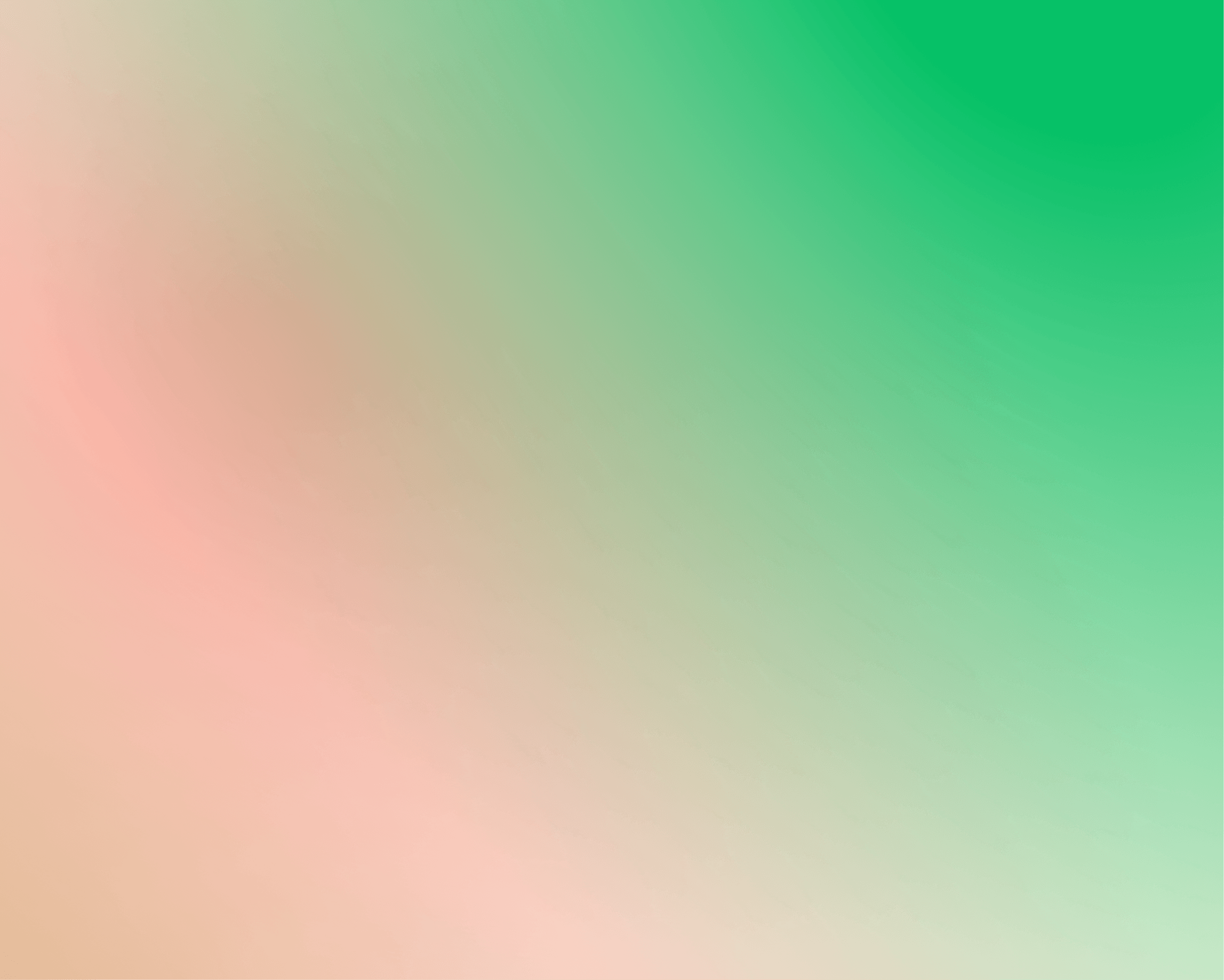 Gradient background transitioning from pink to green