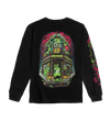 Black Haunted Bodega Halloween Long-Sleeve T-Shirt