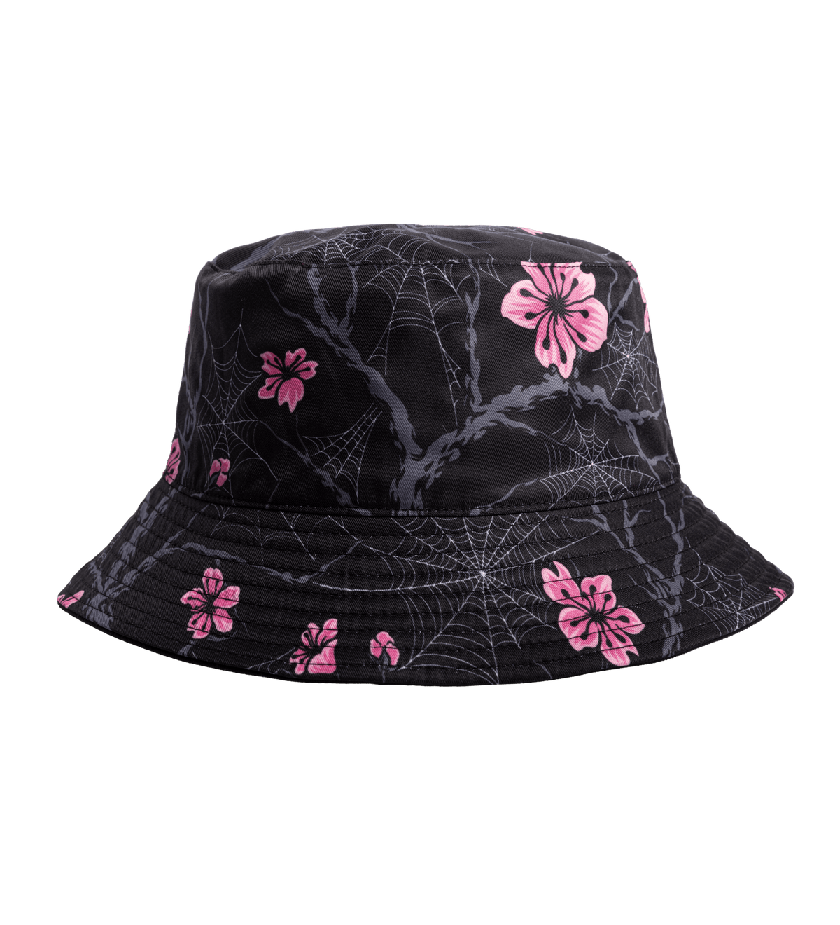 Black Halloween Reversible Bucket Hat