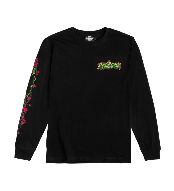 Black Haunted Bodega Halloween Long-Sleeve T-Shirt