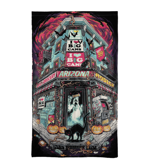 Black Haunted Bodega Halloween Treat Bag