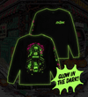 Black Haunted Bodega Halloween Long-Sleeve T-Shirt