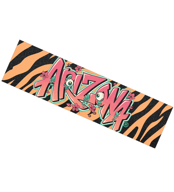 Pink & Orange Halloween Zebra Grip Tape