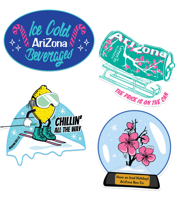 4-Piece Holiday Sticker Set