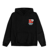 Black & Red Ice Cold Cotton-Blend Hoodie