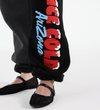 Black & Red Ice Cold Cotton-Blend Sweatpants