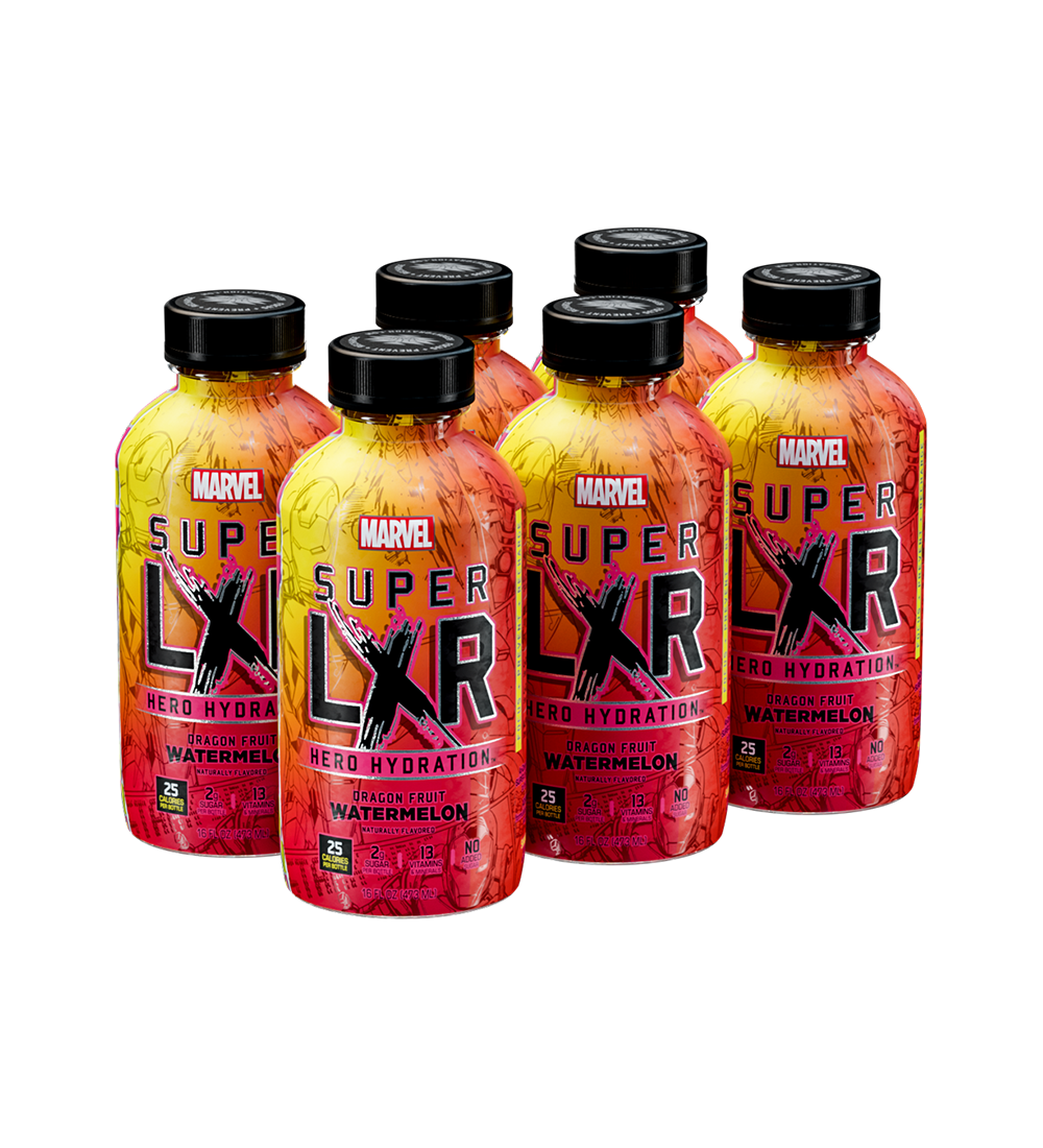 Super LXR Hero Hydration - Dragon Fruit Watermelon 6 Pack