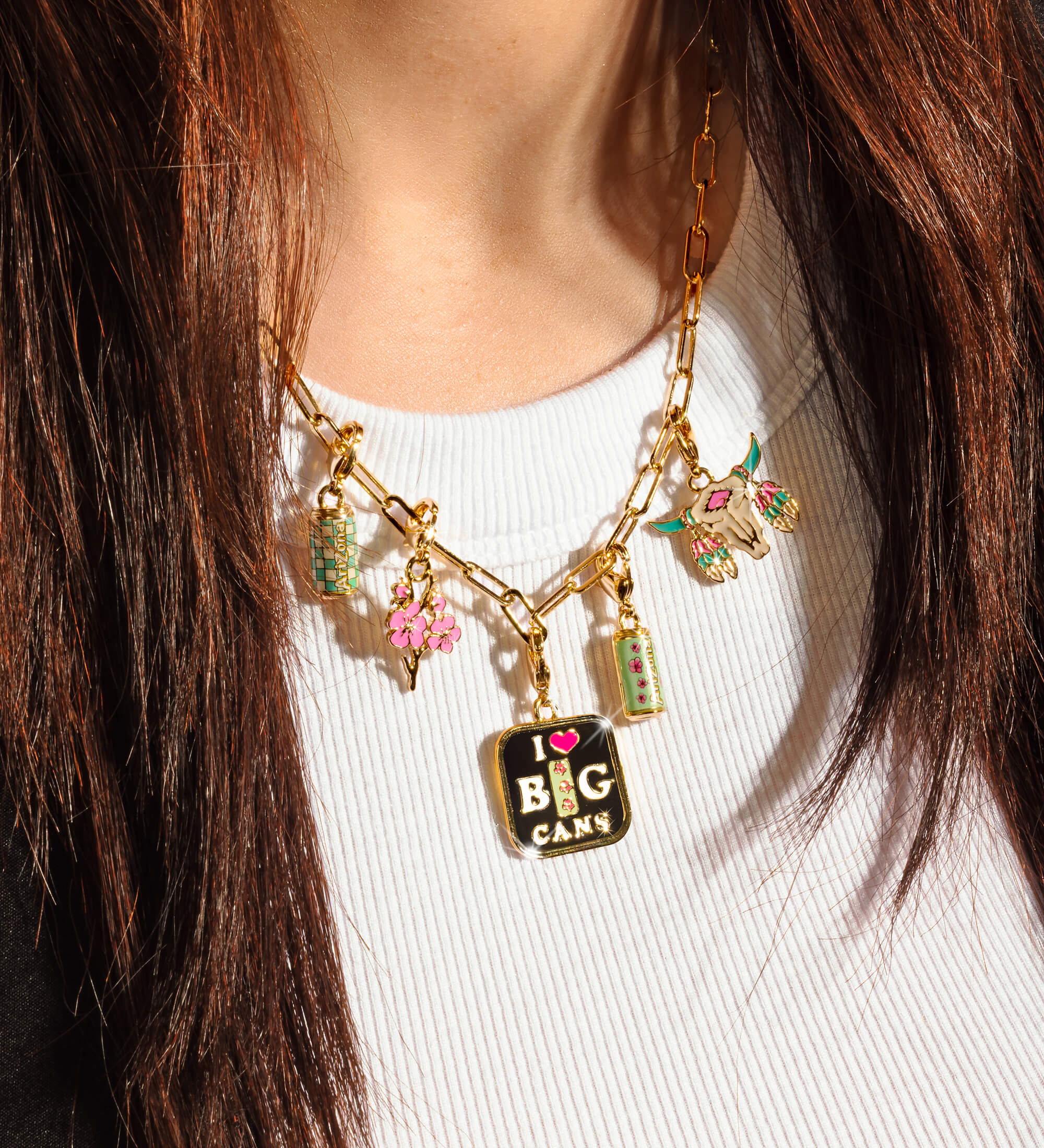 Goldtone & Resin Cherry Blossom Green Tea Charm Set – DrinkAriZona