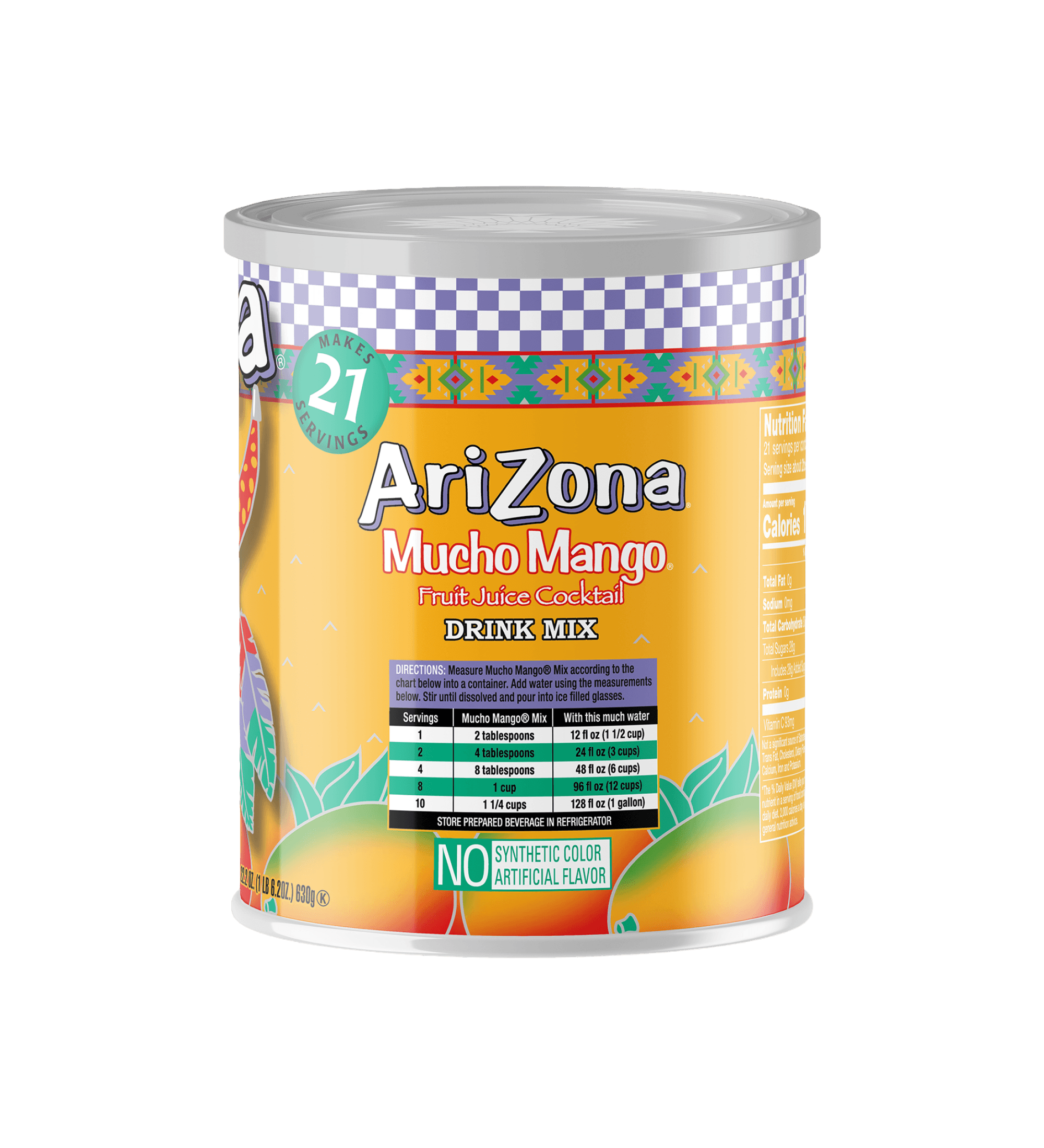 Mucho Mango Powdered Drink Mix | 22.2 oz.