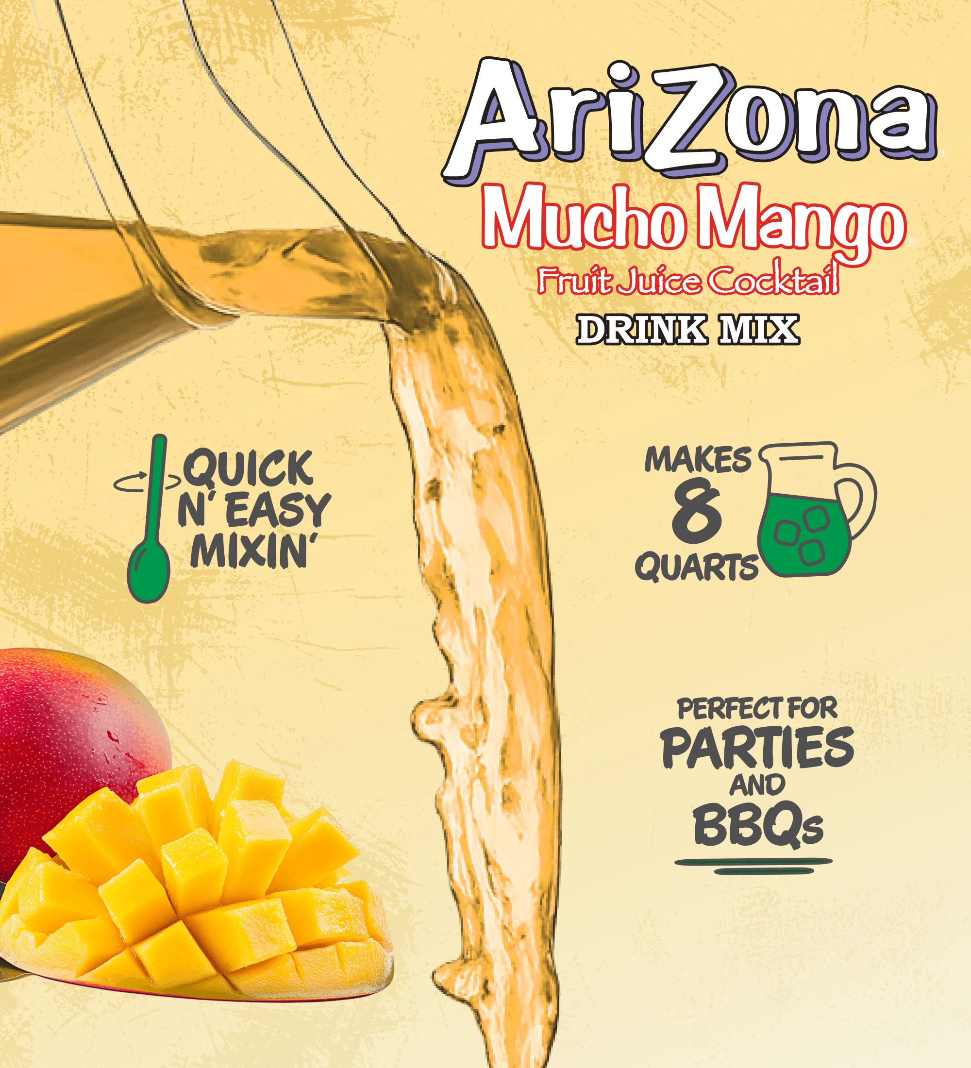 Mucho Mango Powdered Drink Mix | 22.2 oz.