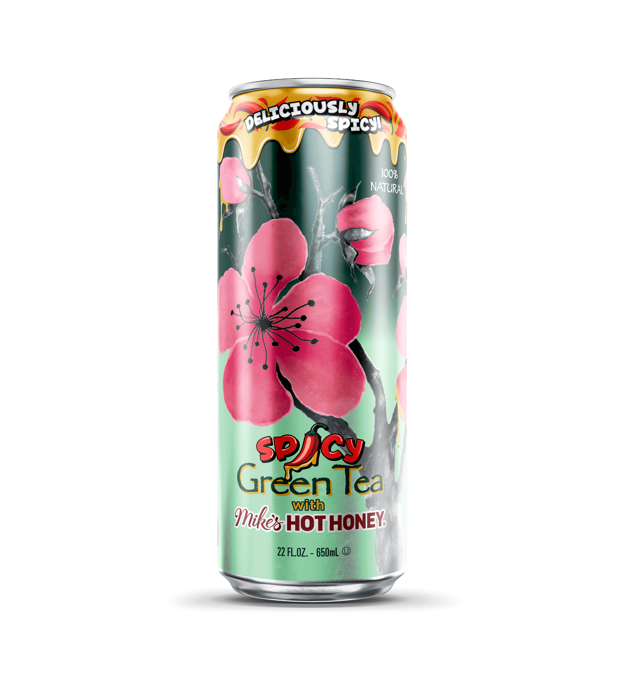 Arizona AriZona Spicy Green Tea with Mike's Hot Honey — product image