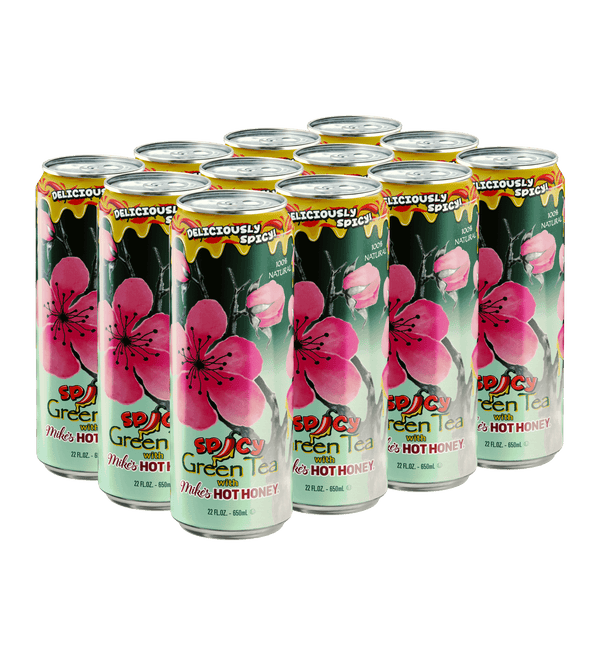 Mikes Hot Honey Spicy Green Tea Case