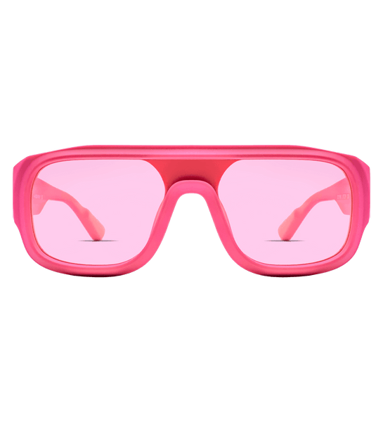 Pink Tinted 57 MM Shield Sunglasses – DrinkAriZona display picture 1