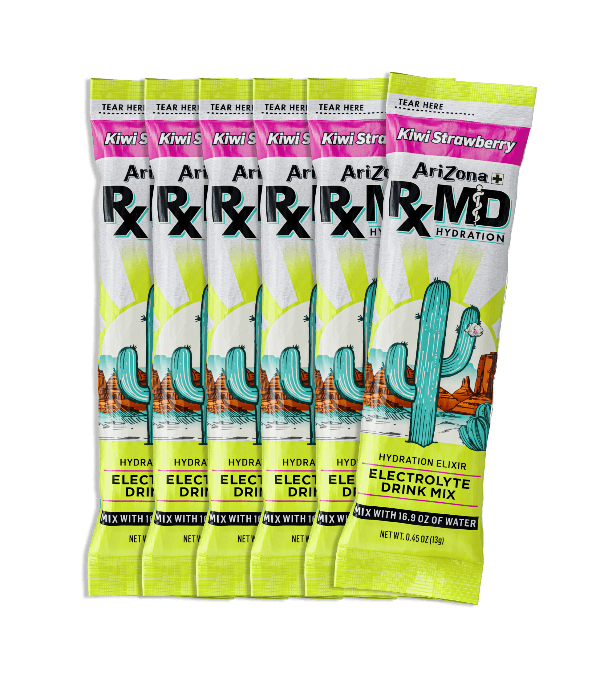 RXMD Kiwi Strawberry 6-Count Hydration Stix Pack | 6 count / 1 box