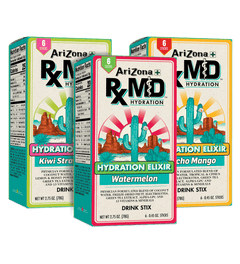 RX MD Hydration Stix Variety Product Image  3 Boxes of 6 Stix Each