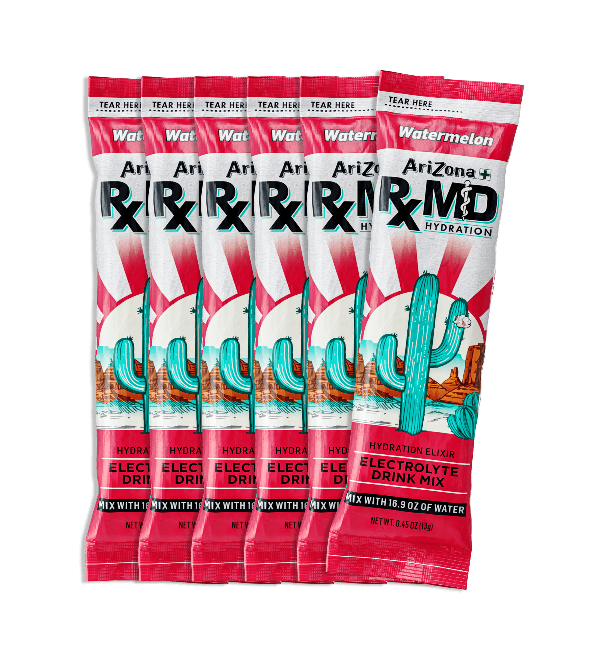 RXMD Watermelon 6-Count Hydration Stix Pack | 6 count / 1 box
