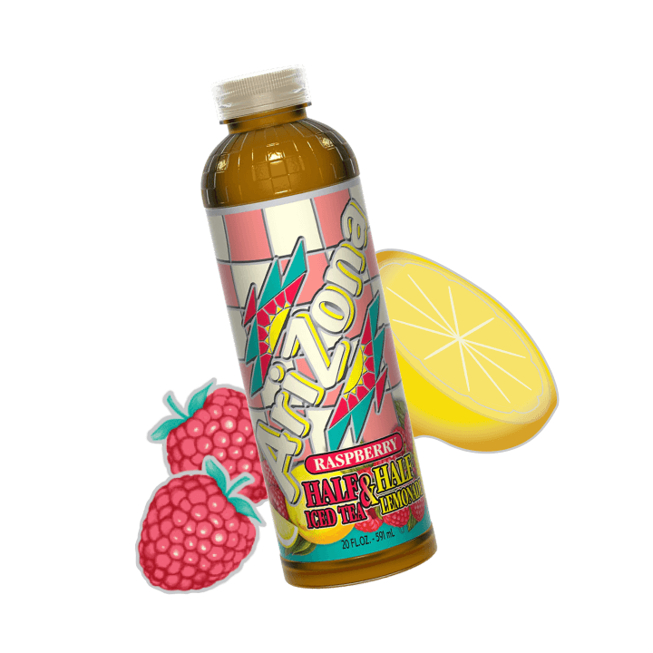 Half & Half Raspberry | 20oz / 12-pack – DrinkAriZona