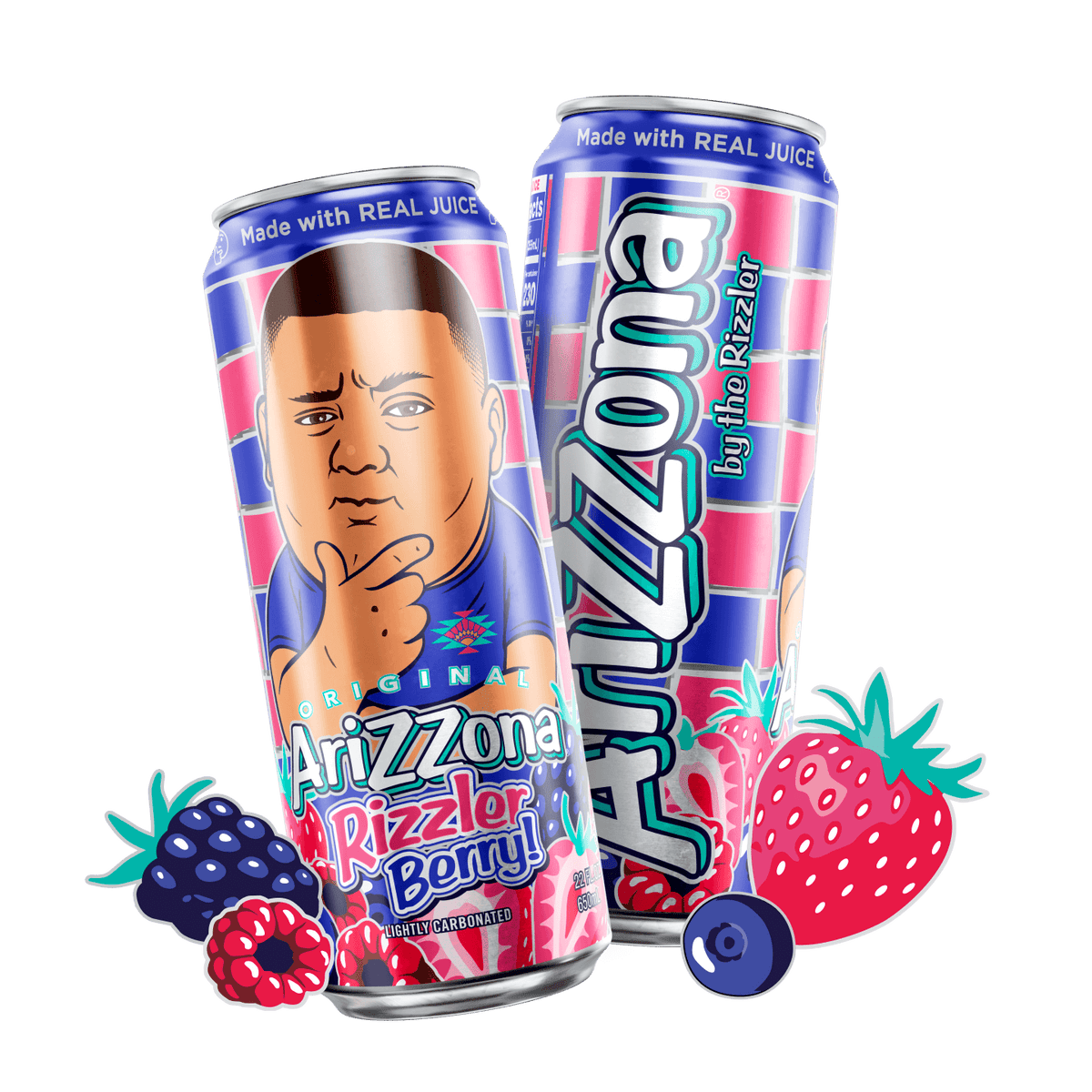 Blue Raspberry Rizzler Rizzler Berry | 22oz / 12-pack – DrinkAriZona