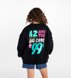 Black Signage Cotton-Blend Crewneck Sweatshirt