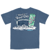 Blue Have an Iced Day Ski T-Shirt Back